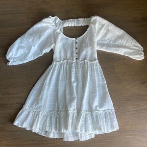 Free People White Dress Size Small